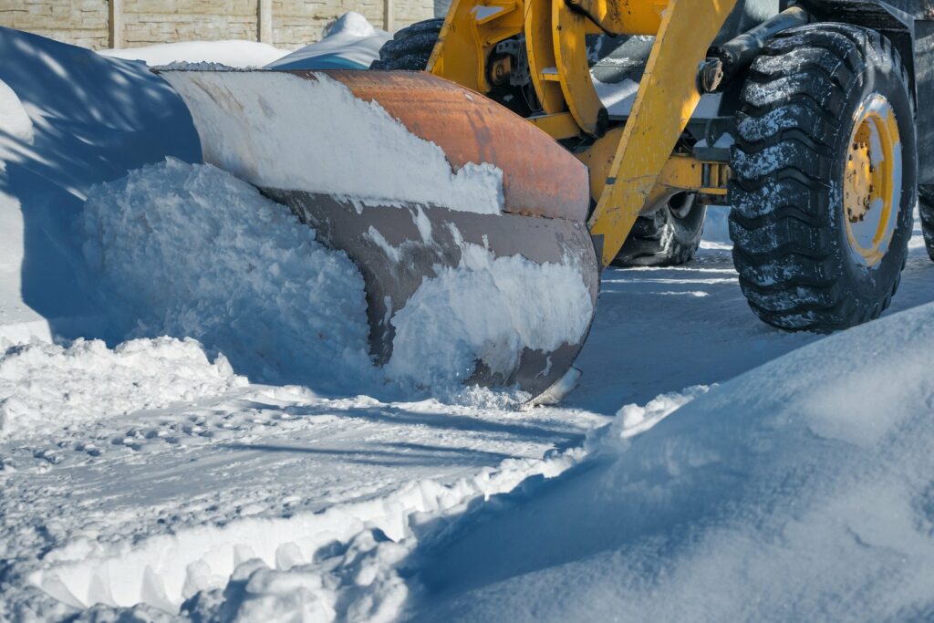 snow plowing